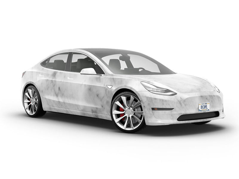 Macael White Marble Vehicle Vinyl Wrap
