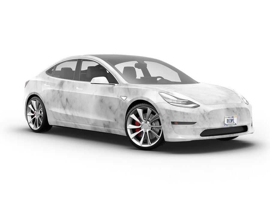 Macael White Marble Vehicle Vinyl Wrap