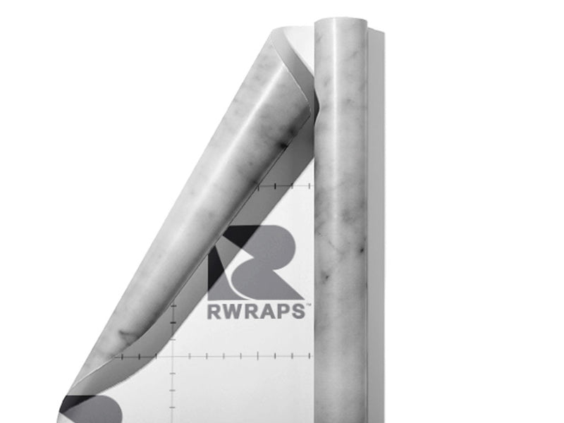 Macael White Marble Wrap Film Sheets~Rwraps Series 914 Macael White Marble Scrolled Sheet~3