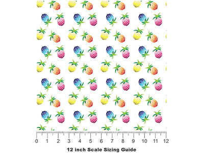 MacGregors Satisfaction Fruit Vinyl Film Pattern Size 12 inch Scale~Rwraps MacGregors Satisfaction Fruit Sizing Chart~2