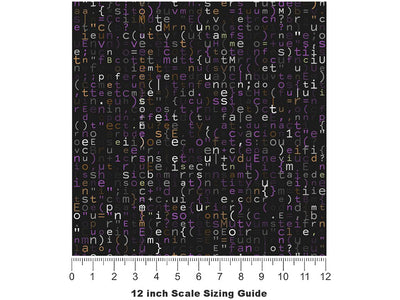 Machine's Job Technology Vinyl Film Pattern Size 12 inch Scale~Rwraps Machine's Job Technology Sizing Chart~3
