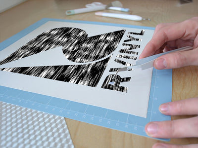mad blur abstract geometric Easy Weed Craft Vinyl