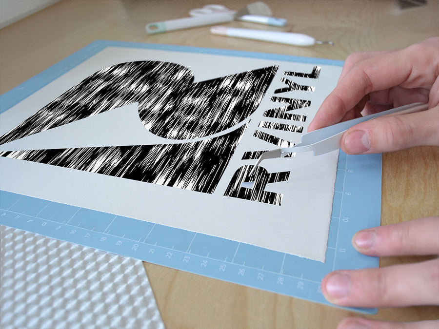 mad blur abstract geometric Easy Weed Craft Vinyl