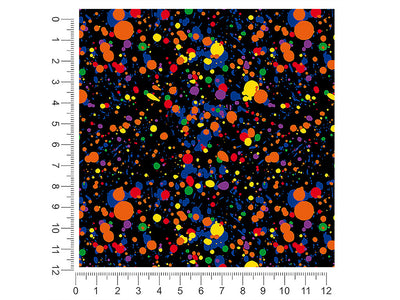 mad world paint splatter 1ft x 1ft Craft Sheets