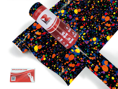 mad world paint splatter Craft Vinyl Roll
