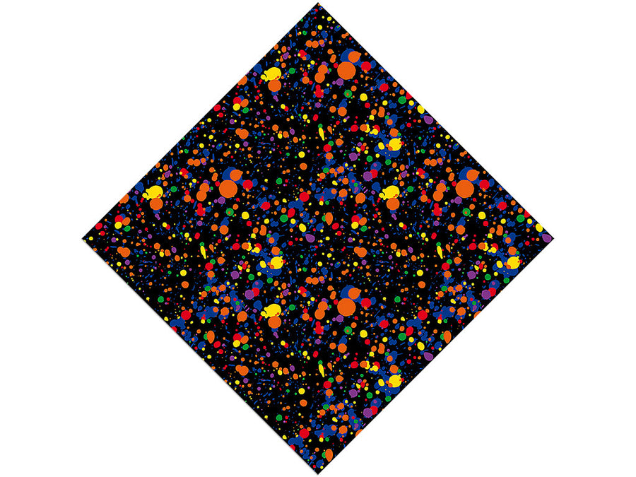 Mad World Paint Splatter Vinyl Wrap Pattern