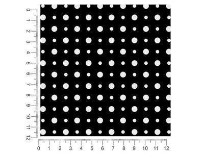 maddening monochrome polka dot 1ft x 1ft Craft Sheets