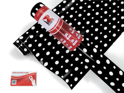 maddening monochrome polka dot Craft Vinyl Roll