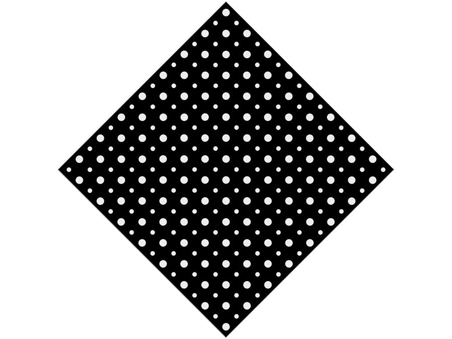 Maddening Monochrome Polka Dot Vinyl Wrap Pattern