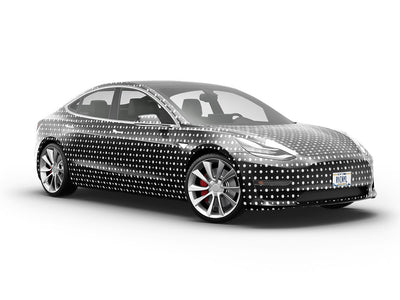 Maddening Monochrome Polka Dot Vehicle Vinyl Wrap