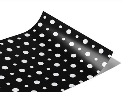 Maddening Monochrome Polka Dot Vinyl Wraps~Rwraps Series 914 Digitally Printed Vinyl Wrap~0