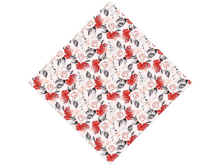 Madonna Rose Floral Vinyl Wrap Pattern