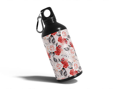 madonna rose floral Water Bottle DIY Stickers
