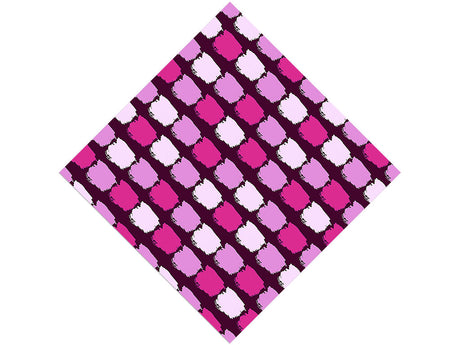 Magenta  Brick Vinyl Wrap Pattern