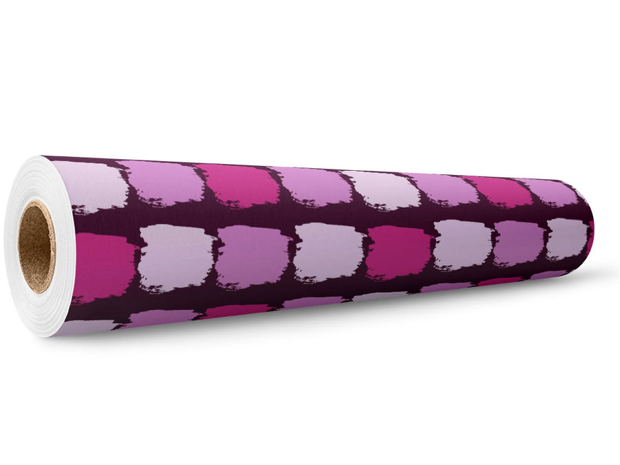 Magenta  Brick Wrap Film Wholesale Roll~Rwraps Series 914 Digitally Printed Vinyl Roll~5