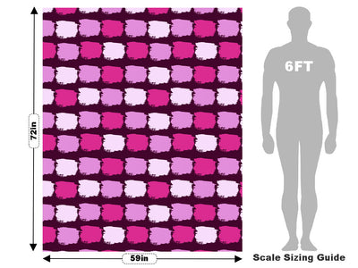 Magenta  Brick Vehicle Wrap Scale~Rwraps Series 914 Magenta  Brick Measurements~2