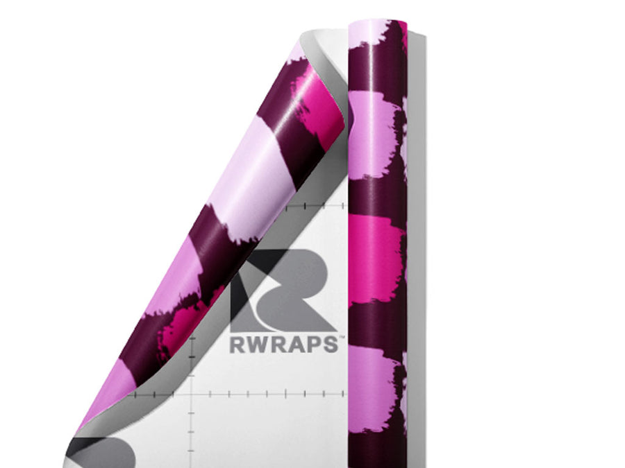 Magenta  Brick Wrap Film Sheets~Rwraps Series 914 Magenta  Brick Scrolled Sheet~4