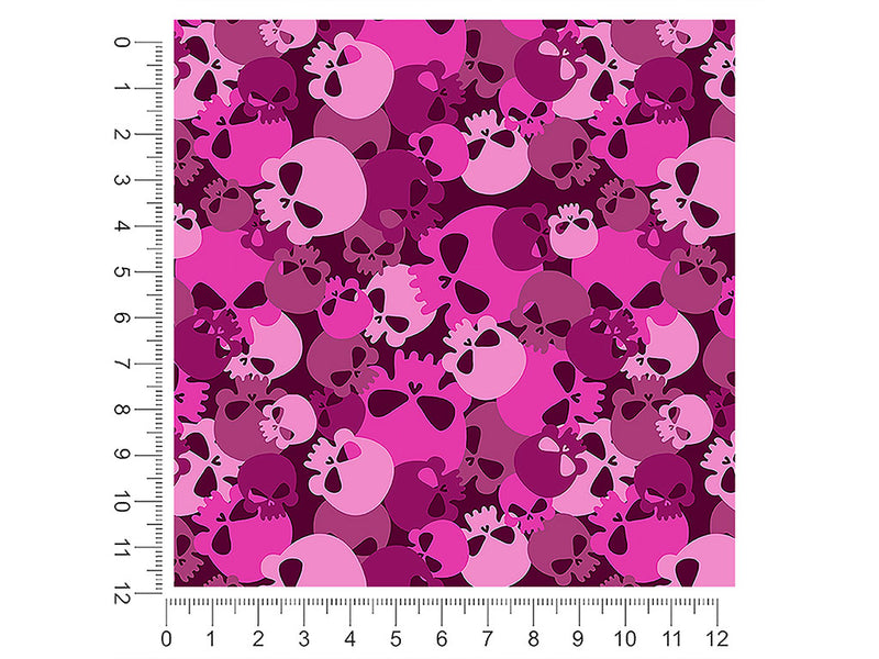 magenta calvaria skull and bones 1ft x 1ft Craft Sheets