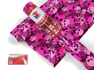magenta calvaria skull and bones Craft Vinyl Roll