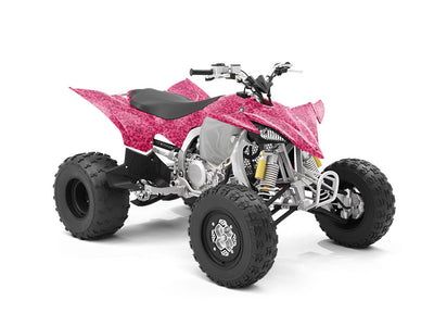 Magenta Flecktarn Camouflage ATV Wrapping Vinyl