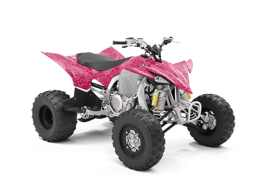 Magenta Flecktarn Camouflage ATV Wrapping Vinyl