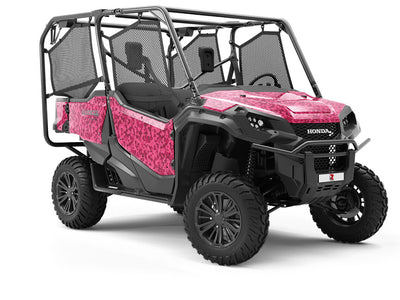 Magenta Flecktarn Camouflage Utility Vehicle Vinyl Wrap