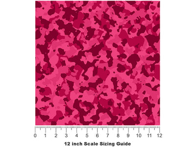 Magenta Flecktarn Camouflage Vinyl Film Pattern Size 12 inch Scale~Rwraps Magenta Flecktarn Camouflage Sizing Chart~3