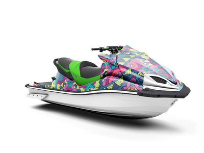 Magenta Love Mandala Jet Ski Vinyl Customized Wrap