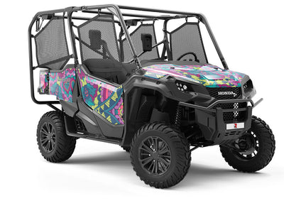 Magenta Love Mandala Utility Vehicle Vinyl Wrap