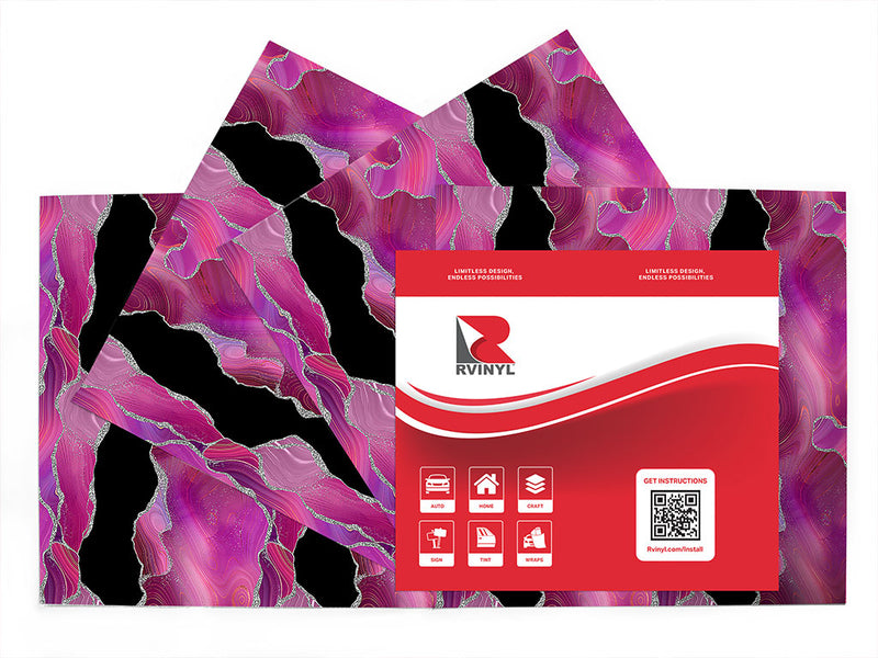 magenta madness gemstone films Craft Vinyl Sheet Pack