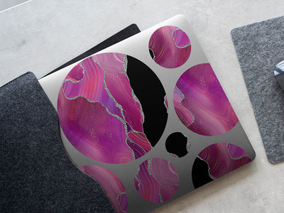 magenta madness gemstone films DIY Laptop Stickers