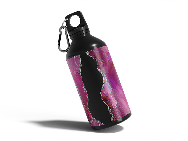 magenta madness gemstone films Water Bottle DIY Stickers