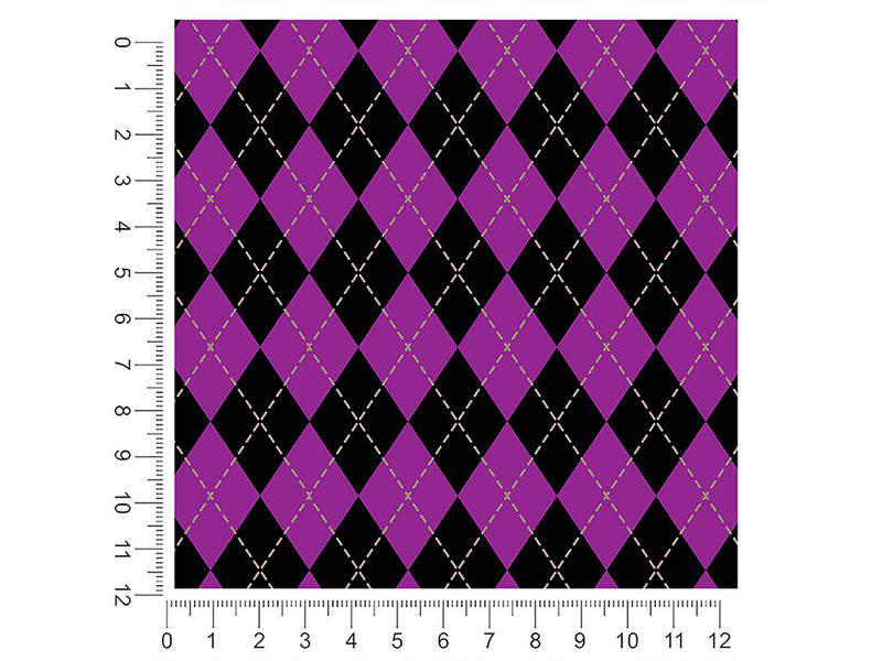 magenta matters argyle 1ft x 1ft Craft Sheets
