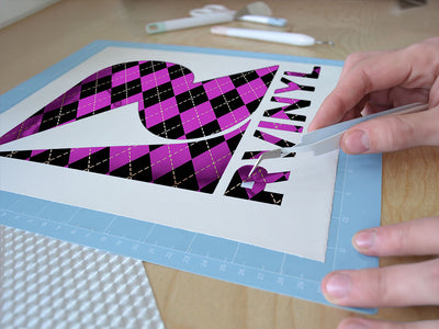 magenta matters argyle Easy Weed Craft Vinyl