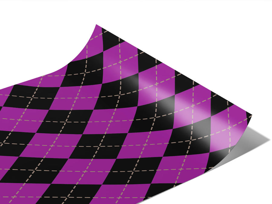 Magenta Matters Argyle Vinyl Wraps~Rwraps Series 914 Digitally Printed Vinyl Wrap~0