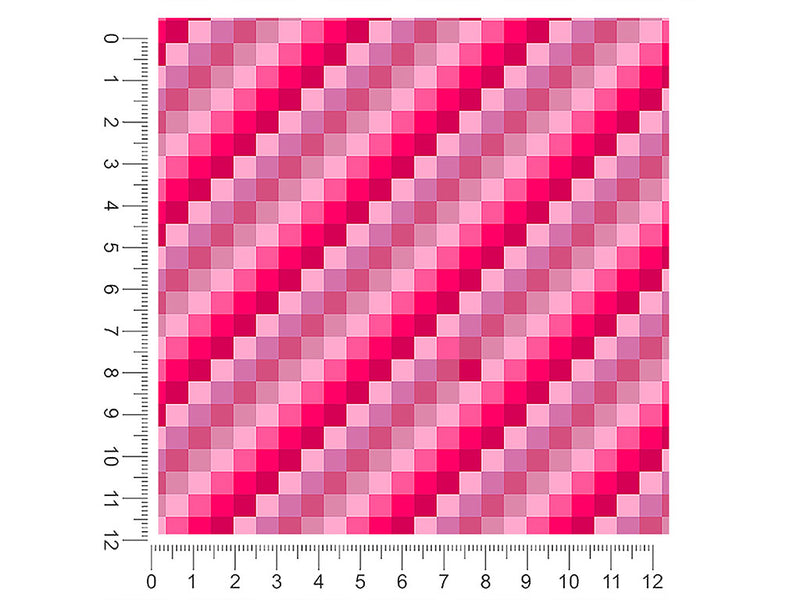 magenta process mosaic 1ft x 1ft Craft Sheets