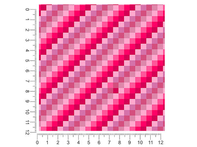magenta process mosaic 1ft x 1ft Craft Sheets