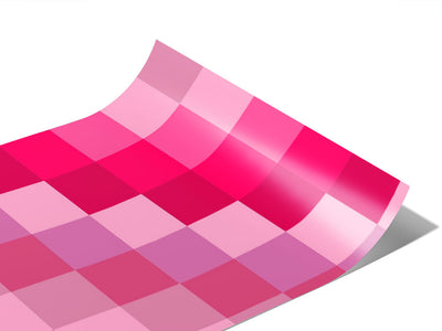 Magenta Process Mosaic Vinyl Wraps~Rwraps Series 914 Digitally Printed Vinyl Wrap~0
