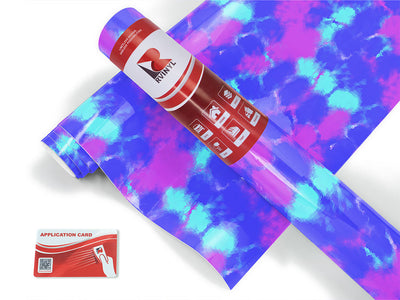 magenta rain tie dye Craft Vinyl Roll