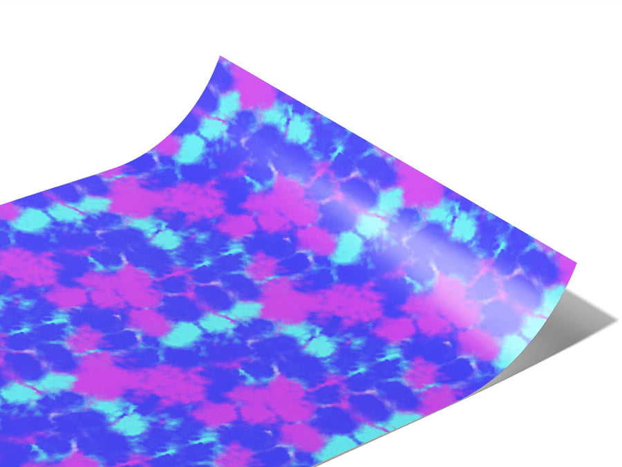 Magenta Rain Tie Dye Vinyl Wraps~Rwraps Series 914 Digitally Printed Vinyl Wrap~0