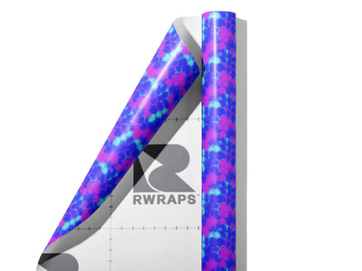 Magenta Rain Tie Dye Wrap Film Sheets~Rwraps Series 914 Magenta Rain Tie Dye Scrolled Sheet~3
