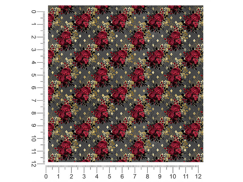 magenta ranunculus gothic 1ft x 1ft Craft Sheets