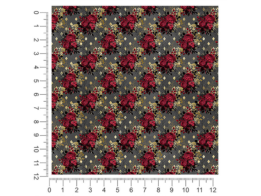 magenta ranunculus gothic 1ft x 1ft Craft Sheets
