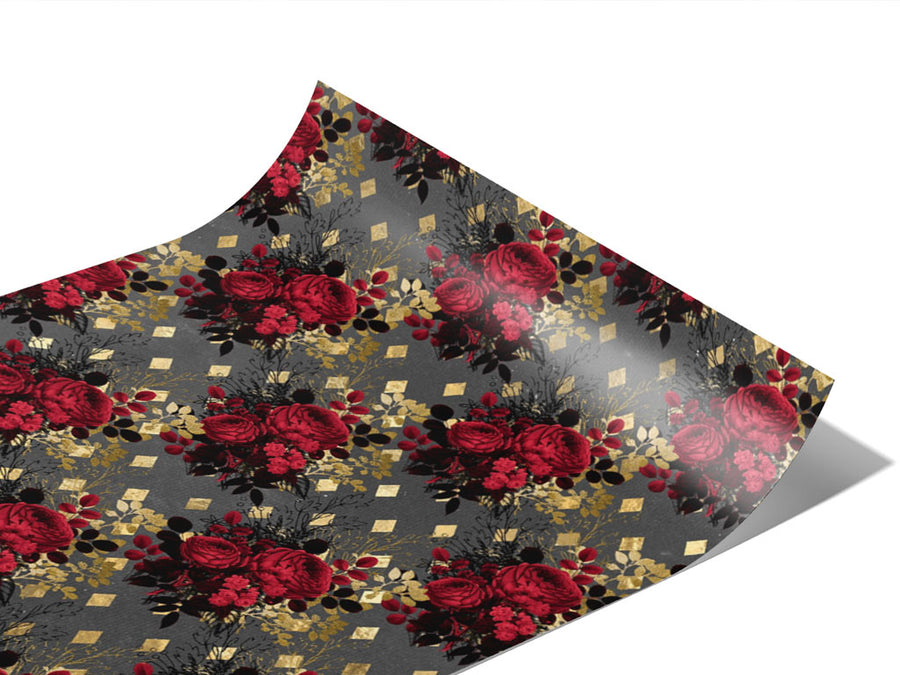 Magenta Ranunculus Gothic Vinyl Wraps~Rwraps Series 914 Digitally Printed Vinyl Wrap~0