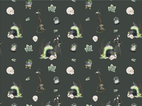 Magic Brew Witch Vinyl Wrap Pattern~Rwraps Series 914 Digitally Printed Vinyl Wrap~0