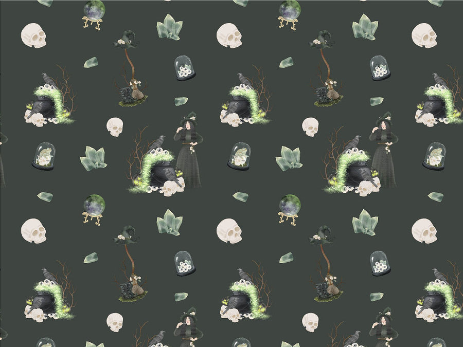 Magic Brew Witch Vinyl Wrap Pattern~Rwraps Series 914 Digitally Printed Vinyl Wrap~0