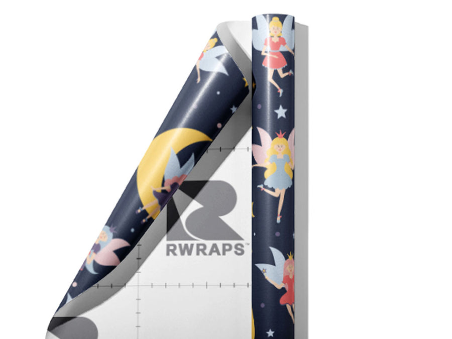 Magic Princess Fantasy Wrap Film Sheets~Rwraps Series 914 Magic Princess Fantasy Scrolled Sheet~3