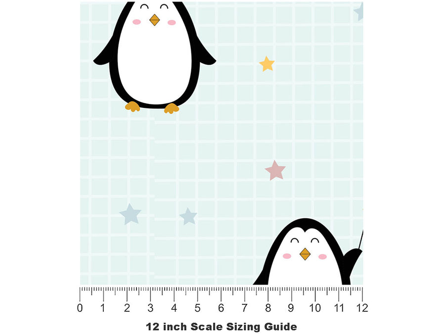 Magic Tuxedo Marine Life Vinyl Film Pattern Size 12 inch Scale~Rwraps Magic Tuxedo Marine Life Sizing Chart~2