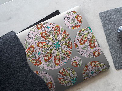 magical mandala fantasy DIY Laptop Stickers