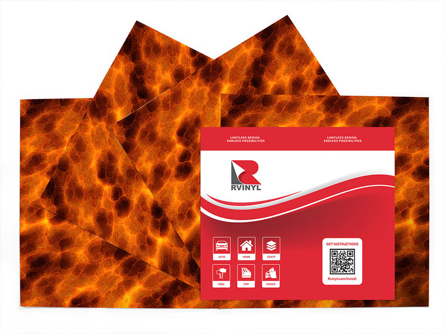 magma chamber lava Craft Vinyl Sheet Pack